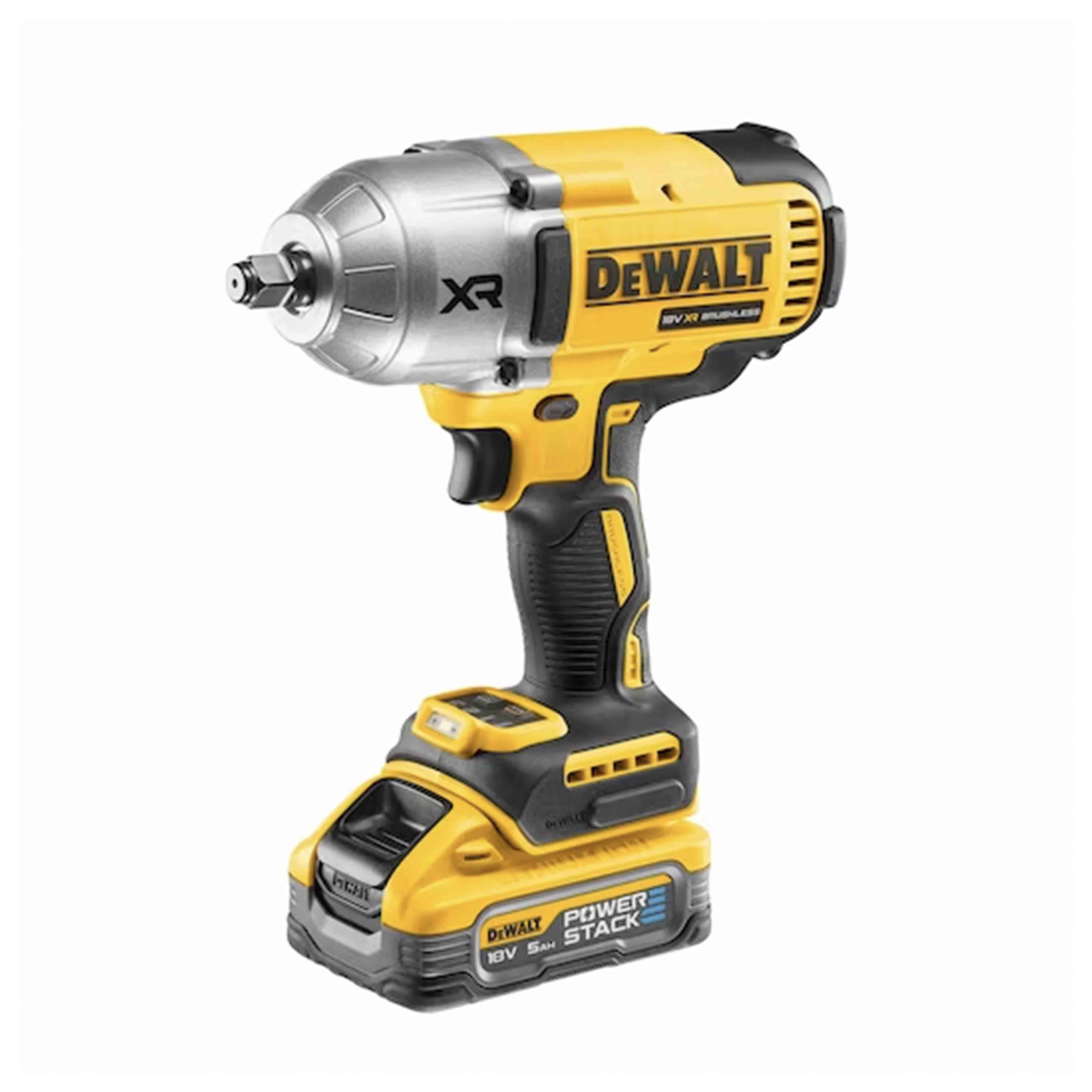 Avvitatore ad impulsi alta potenza 4 modalità 18V XR BRUSHLESS attacco 1/2” M HOG RING (2 batterie Powerstack 5Ah) in VALIGETTA TSTACK e ACCESSORI - DeWALT Avvitatore ad impulsi alta potenza 4 modalità 18V XR BRUSHLESS attacco 1/2” M HOG RING (2 batterie Powerstack 5Ah) in VALIGETTA TSTACK e ACCESSORI - DeWALT